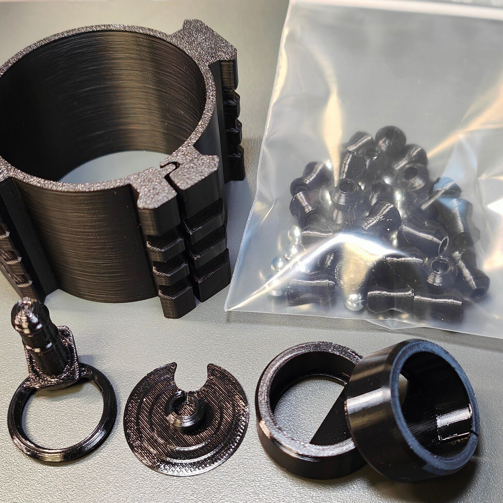 Modulares Bottle Clamp Set mit Picatinny-Aufnahmen für AEA HP MAX - Vielseitig & Anpassbar für Jagd und Sportschießen - UE3D Shop