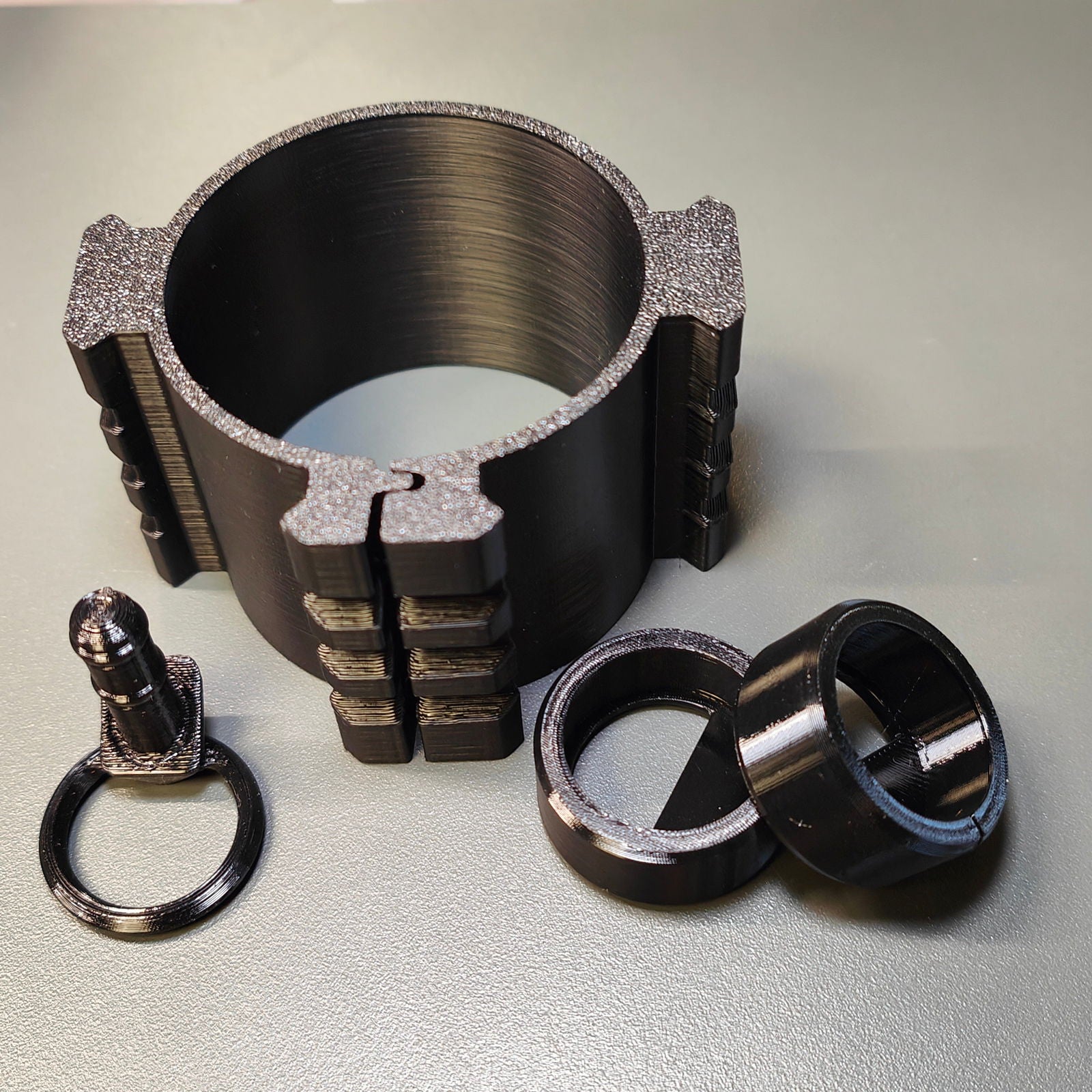 Modulares Bottle Clamp Set mit Picatinny-Aufnahmen für AEA HP MAX - Vielseitig & Anpassbar für Jagd und Sportschießen - UE3D Shop